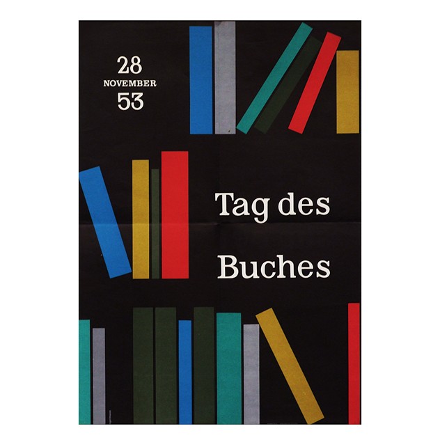1950'S German Book Day Poster Pop Art Design-fears-and-kahn-bookday poster_main.jpg
